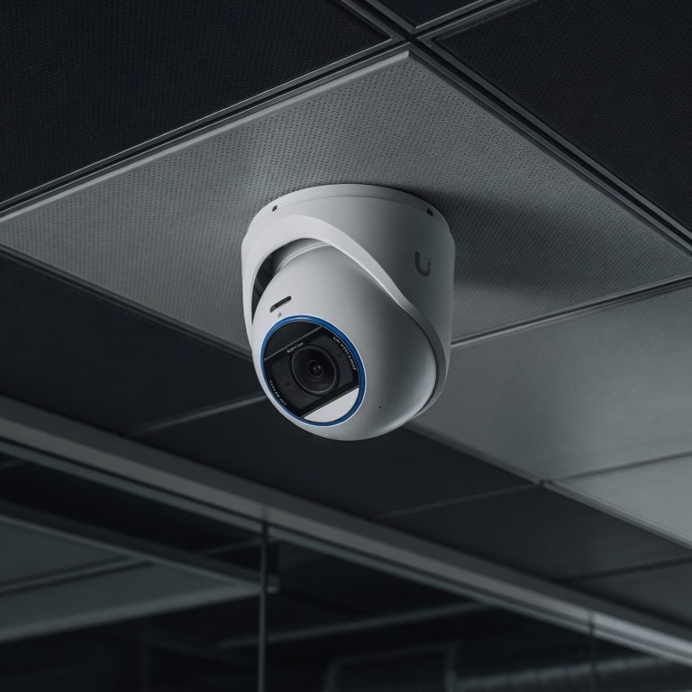 Commercial security camera installation concept